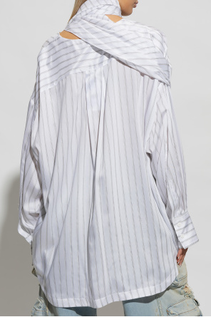 extended rib sweatshirt brown - 43-180Shops Germany - White